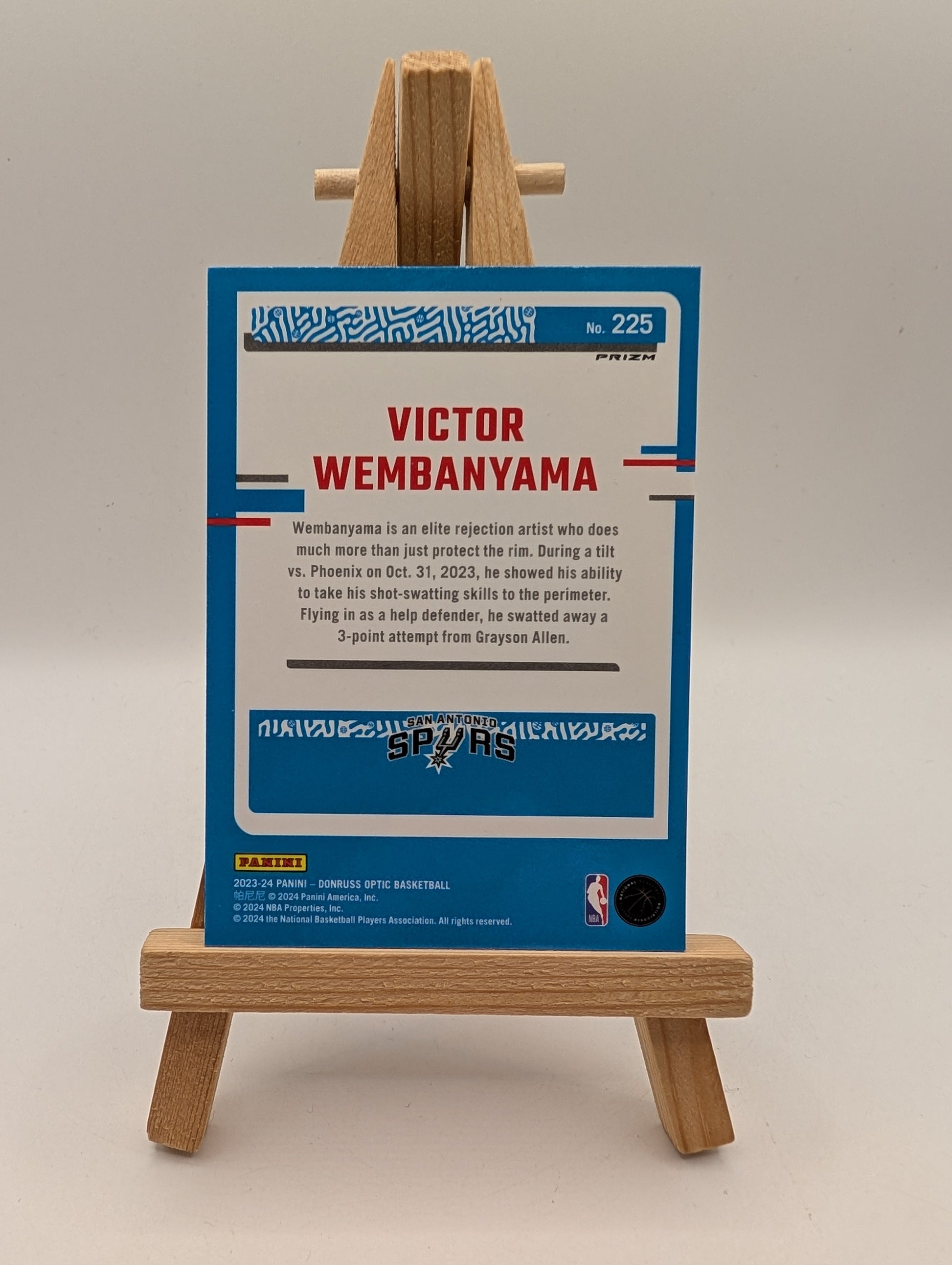 2023-24 Donruss Optic Rated Rookie Victor Wembanyama Purple Shock Prizm RC FRENLY BRICKS - Open 7 Days