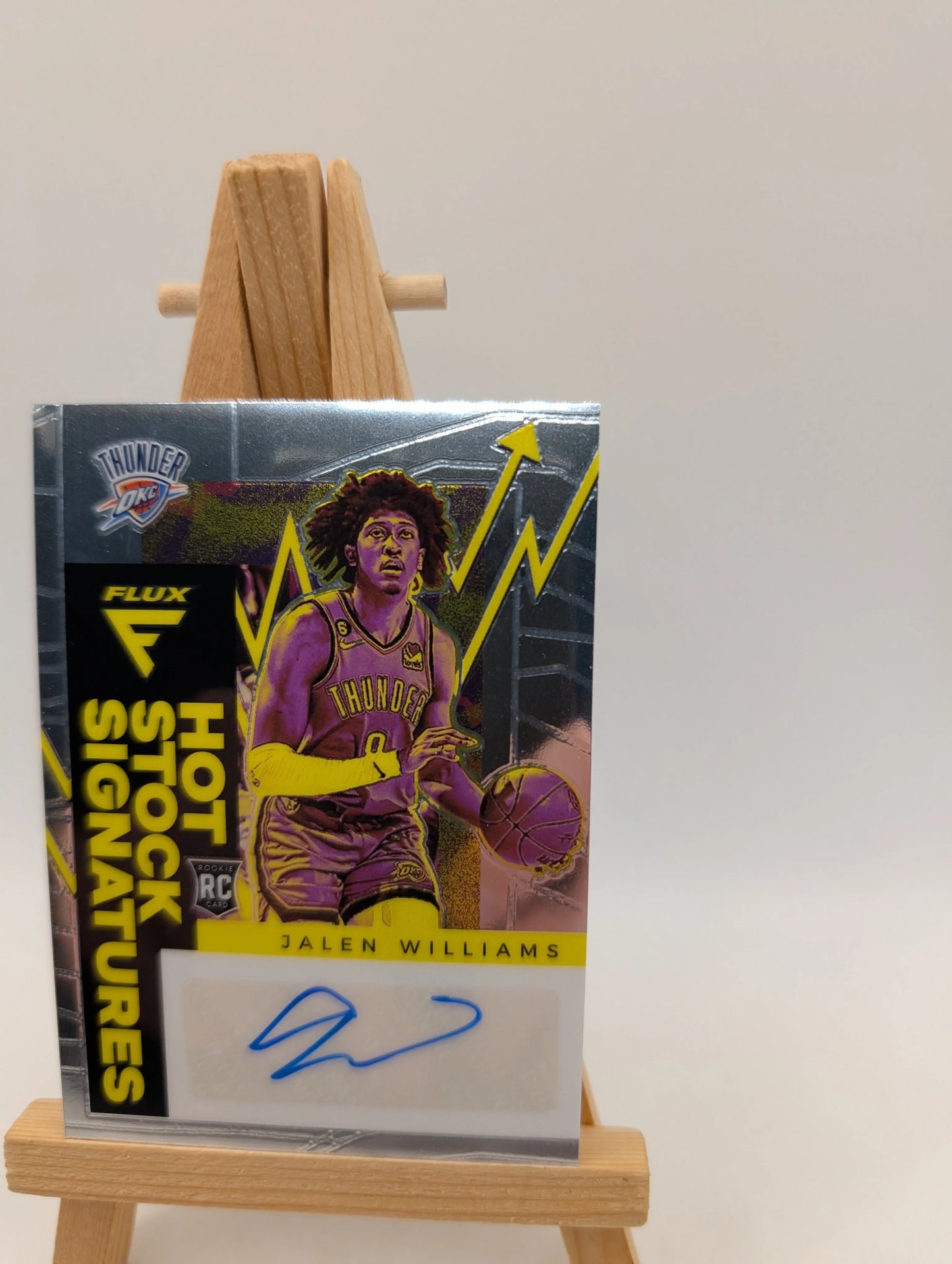 2022-23 Panini Flux Jalen Williams RC Rookie Hot Stock Auto FRENLY BRICKS - Open 7 Days