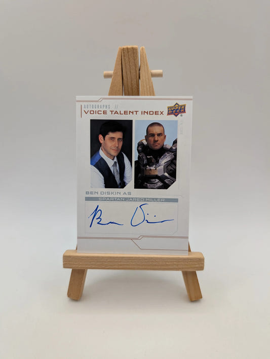 Upper Deck HALO Legacy Collection AUTO Card Ben Diskin as Spartan Jared Miller FRENLY BRICKS - Open 7 Days