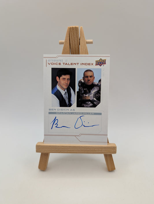 Upper Deck HALO Legacy Collection AUTO Card Ben Diskin as Spartan Jared Miller