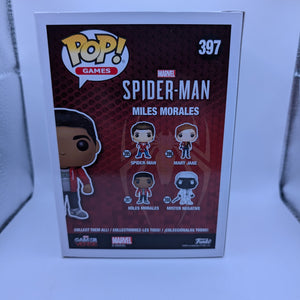 Funko Pop Marvel Spider-Man Miles Morales 397 Vinyl Figure FRENLY BRICKS - Open 7 Days