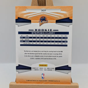 2009-10 Panini Stephen Curry Rookie Card #307 Warriors FRENLY BRICKS - Open 7 Days