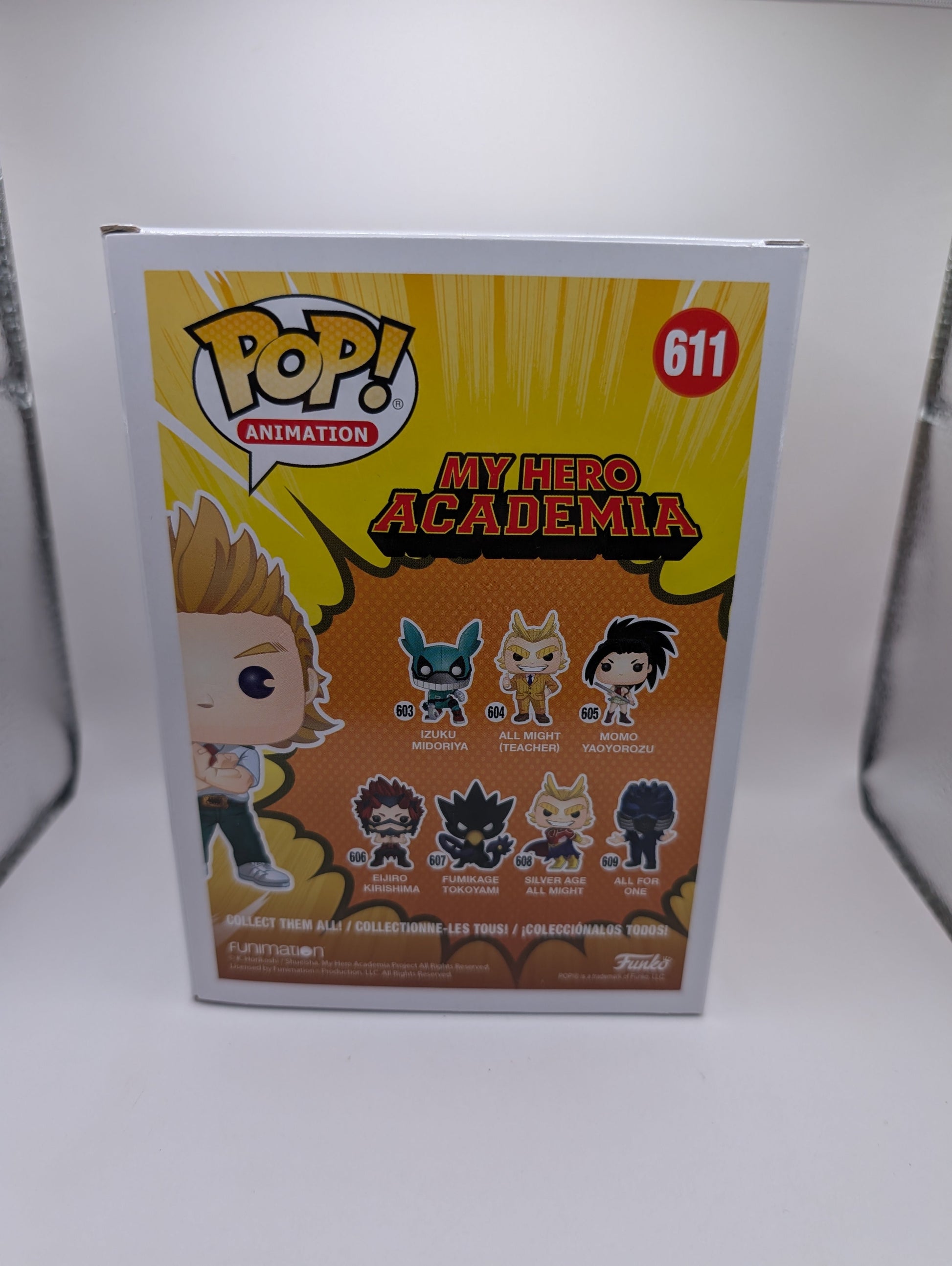 Mirio Togata 611 Chalice Collectibles Sticker In Protector Pop Vinyl Funko MHA FRENLY BRICKS - Open 7 Days
