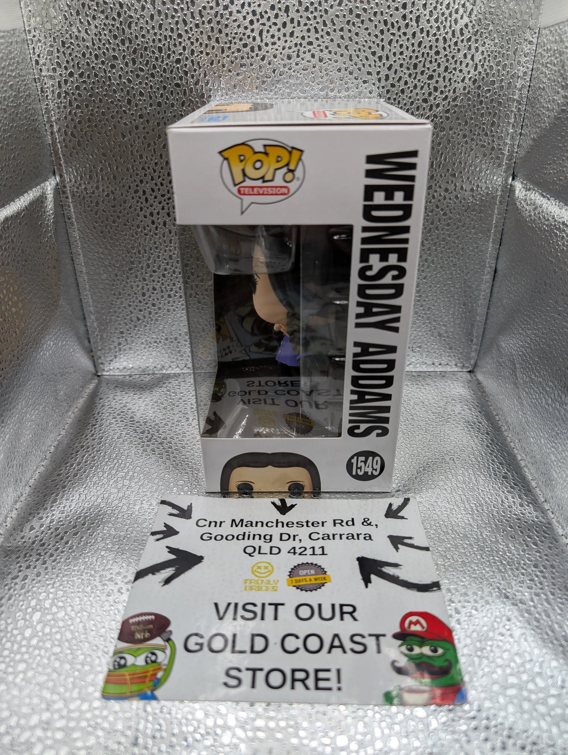 Funko POP! The Addams Family S3 Vinyl Figure - WEDNESDAY ADDAMS #1549 FRENLY BRICKS - Open 7 Days