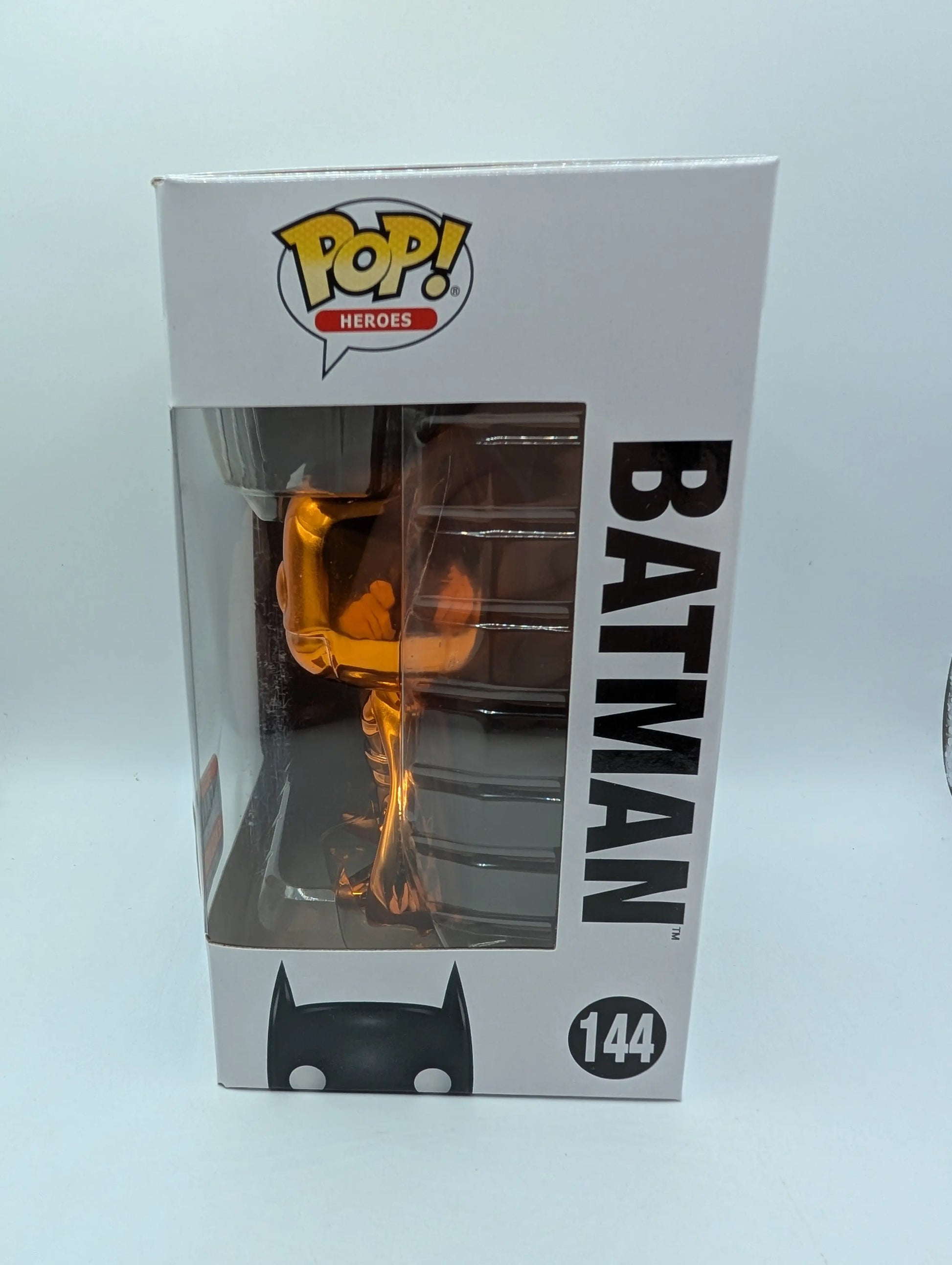 Batman 144 Orange Chrome 2018 Fall Convention Exclusive DC Funko Pop Vinyl FRENLY BRICKS - Open 7 Days