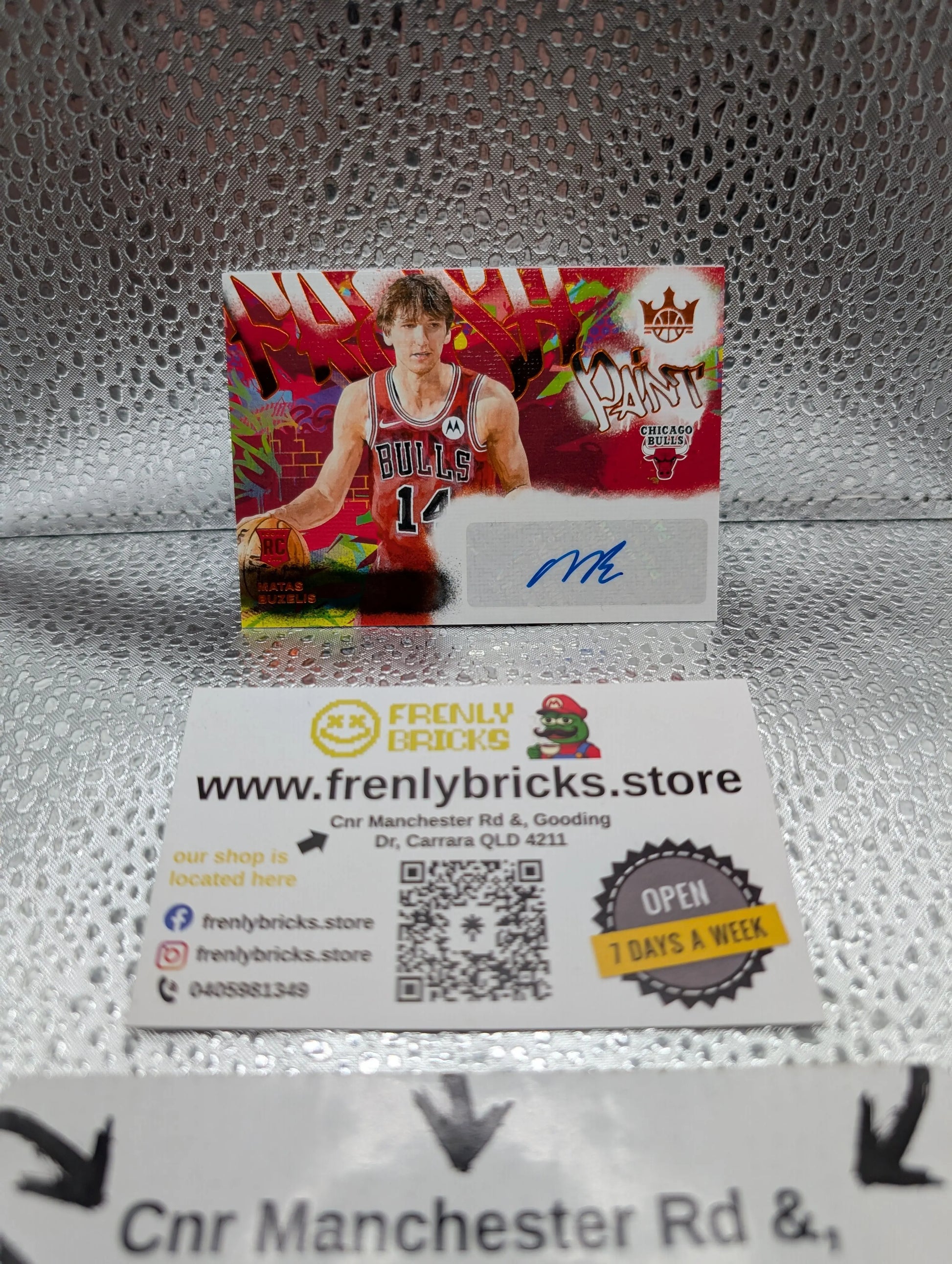 2024/25 Panini Court Kings Matas Buzelis Fresh Paint RC Auto /75 FRENLY BRICKS - Open 7 Days