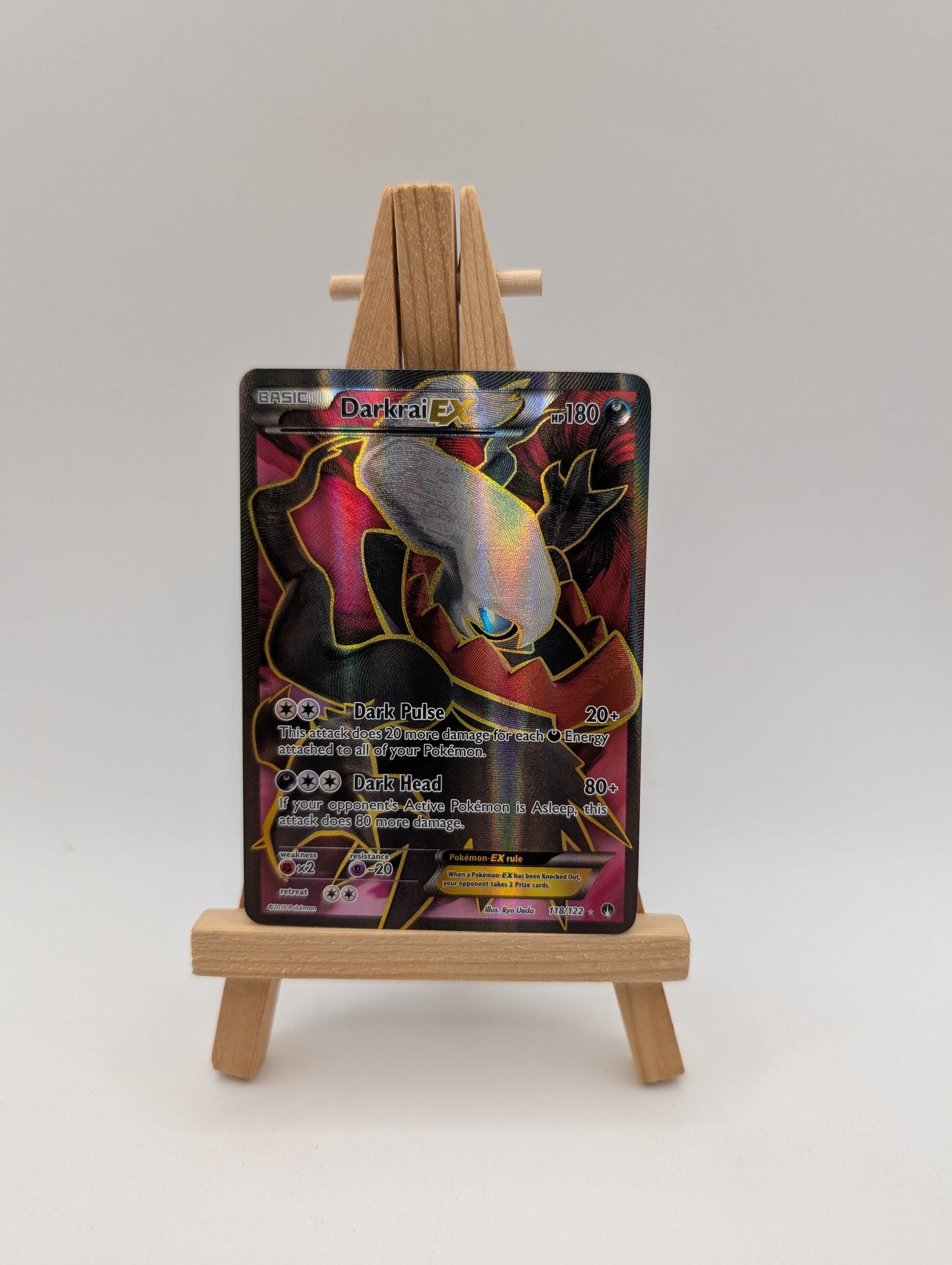 Pokemon Darkrai 118/122 XY BREAKpoint Holo Full Art Ultra Rare Card 2016 FRENLY BRICKS - Open 7 Days