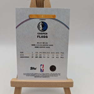 2025-26 Topps Finest COOPER FLAGG Common Rookie Oil Spill #1 FRENLY BRICKS - Open 7 Days