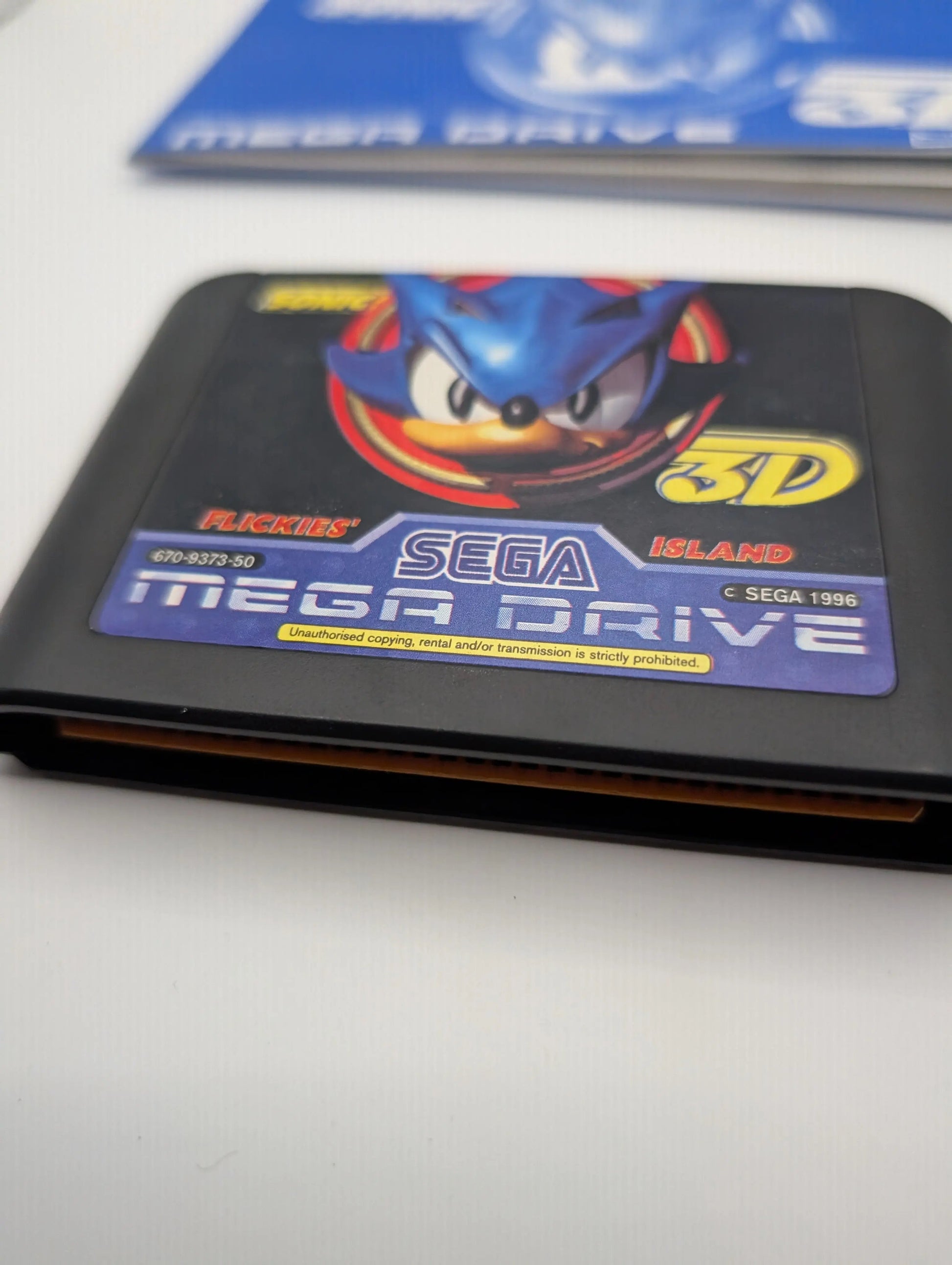 SEGA SMD Mega Drive - Sonic 3D Flickies Island PAL + Instruction, Case, Game FRENLY BRICKS - Open 7 Days