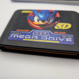 SEGA SMD Mega Drive - Sonic 3D Flickies Island PAL + Instruction, Case, Game FRENLY BRICKS - Open 7 Days