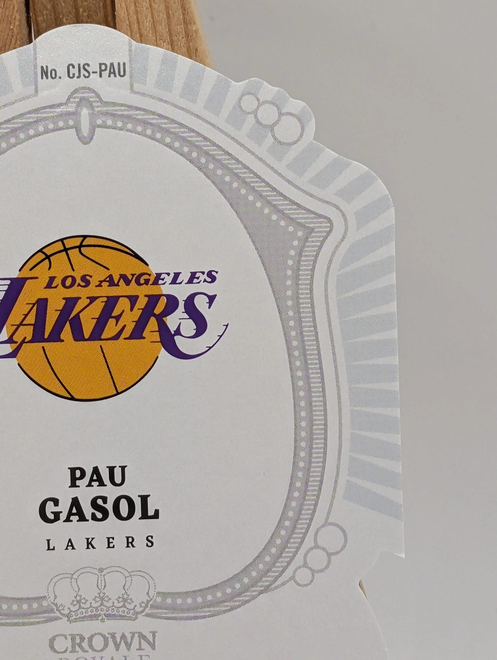 Pau Gasol 2022-23 Panini Crown Royale Jewel Signatures Auto /49 Lakers FRENLY BRICKS - Open 7 Days image 10