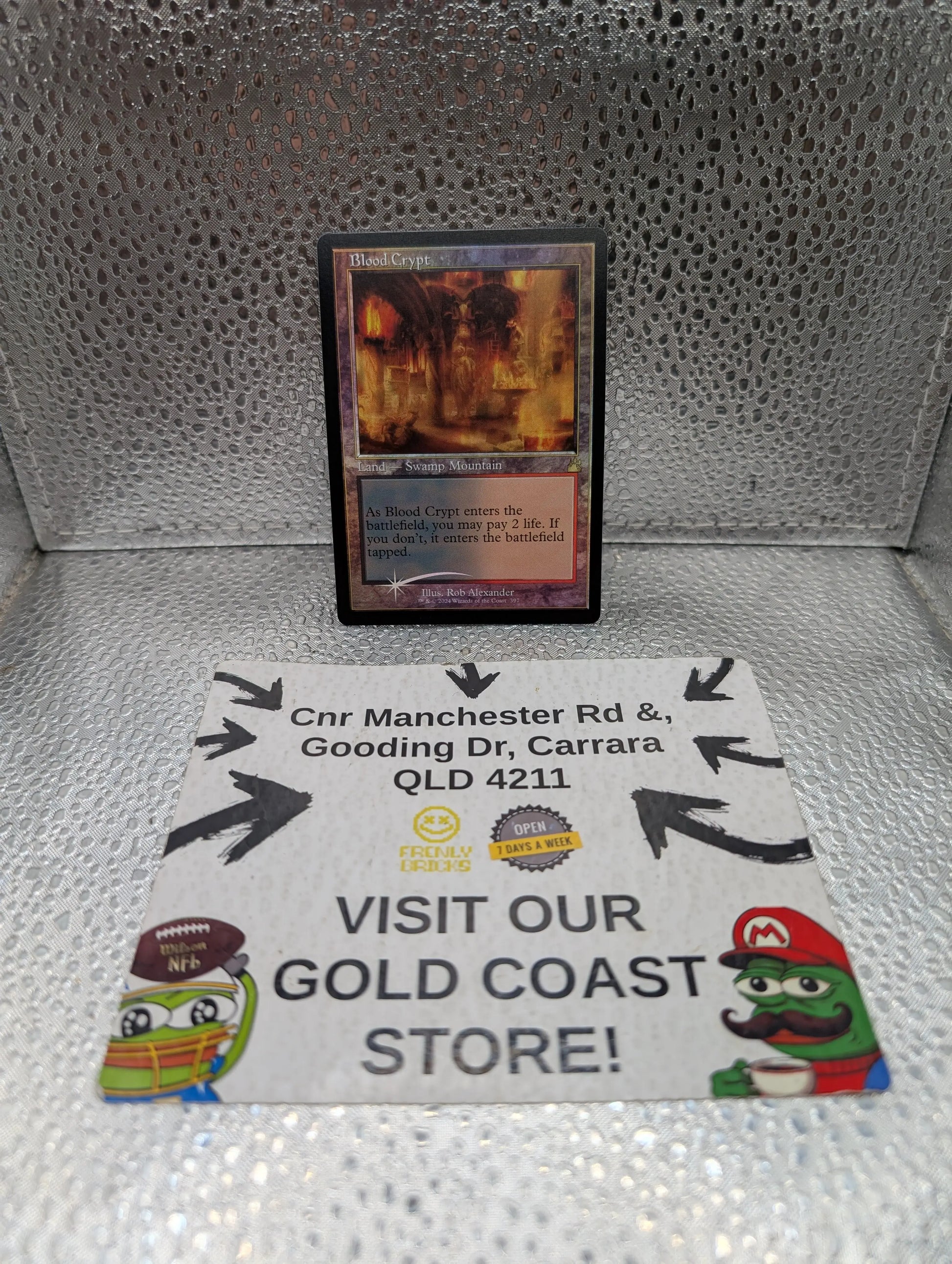 Blood Crypt Foil Retro Frame Ravnica Remastered NM MTG FRENLY BRICKS - Open 7 Days