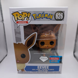 Funko POP! Vinyl Pokemon - Diamond Glitter Eevee Fall Convention 2021 #626 FRENLY BRICKS - Open 7 Days