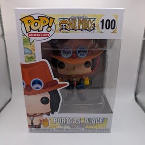 Funko Pop! Vinyl: One Piece - Portgas D. Ace #100 FRENLY BRICKS - Open 7 Days