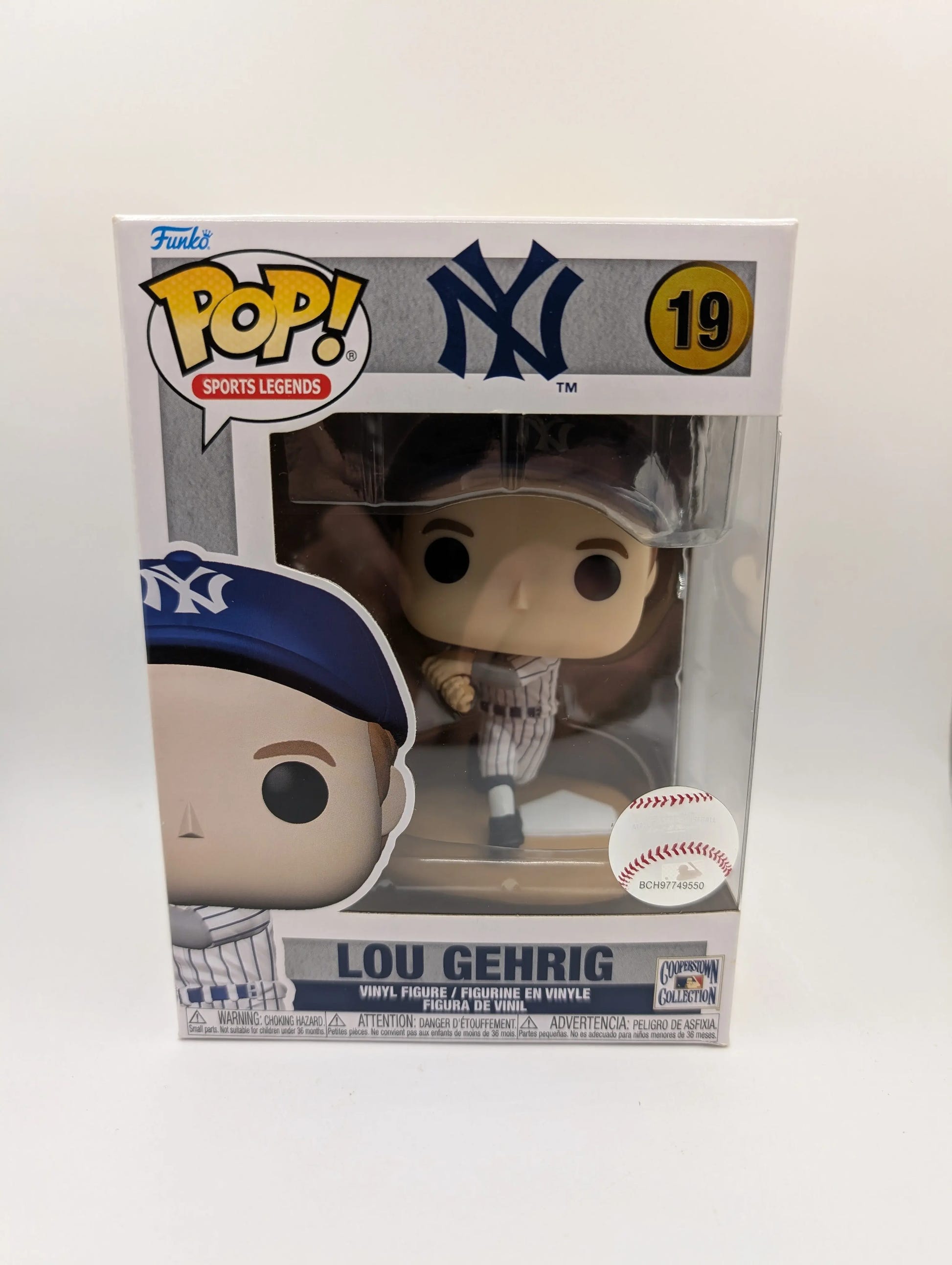 MLB Legends Yankees- Lou Gehrig Pop! Vinyl Figure #19 OE FRENLY BRICKS - Open 7 Days image 1