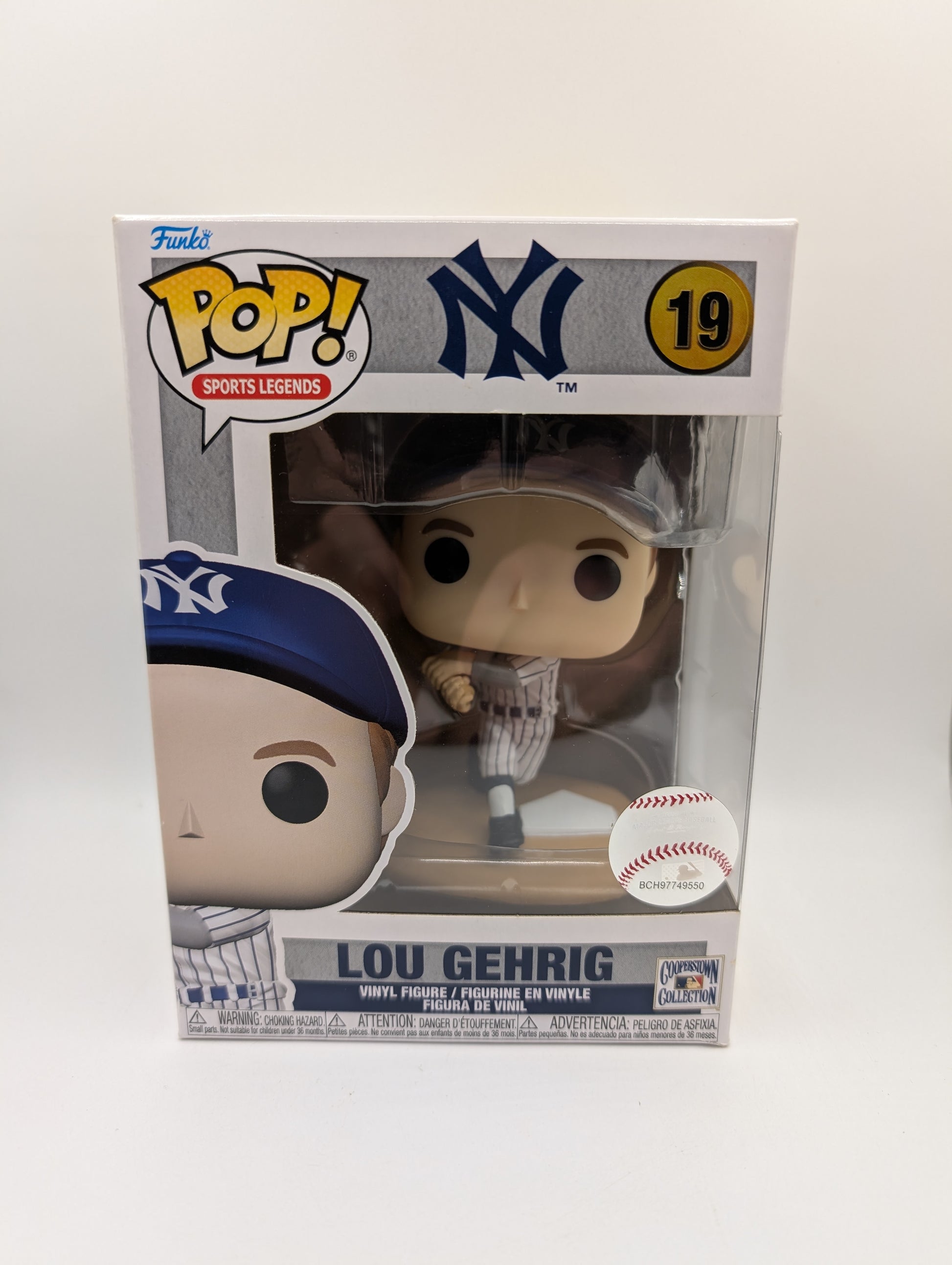 MLB Legends Yankees- Lou Gehrig Pop! Vinyl Figure #19 OE