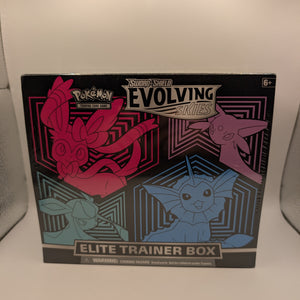 Pokémon TCG: Sword & Shield Evolving Skies Elite Trainer Box ETB Factory Sealed FRENLY BRICKS - Open 7 Days