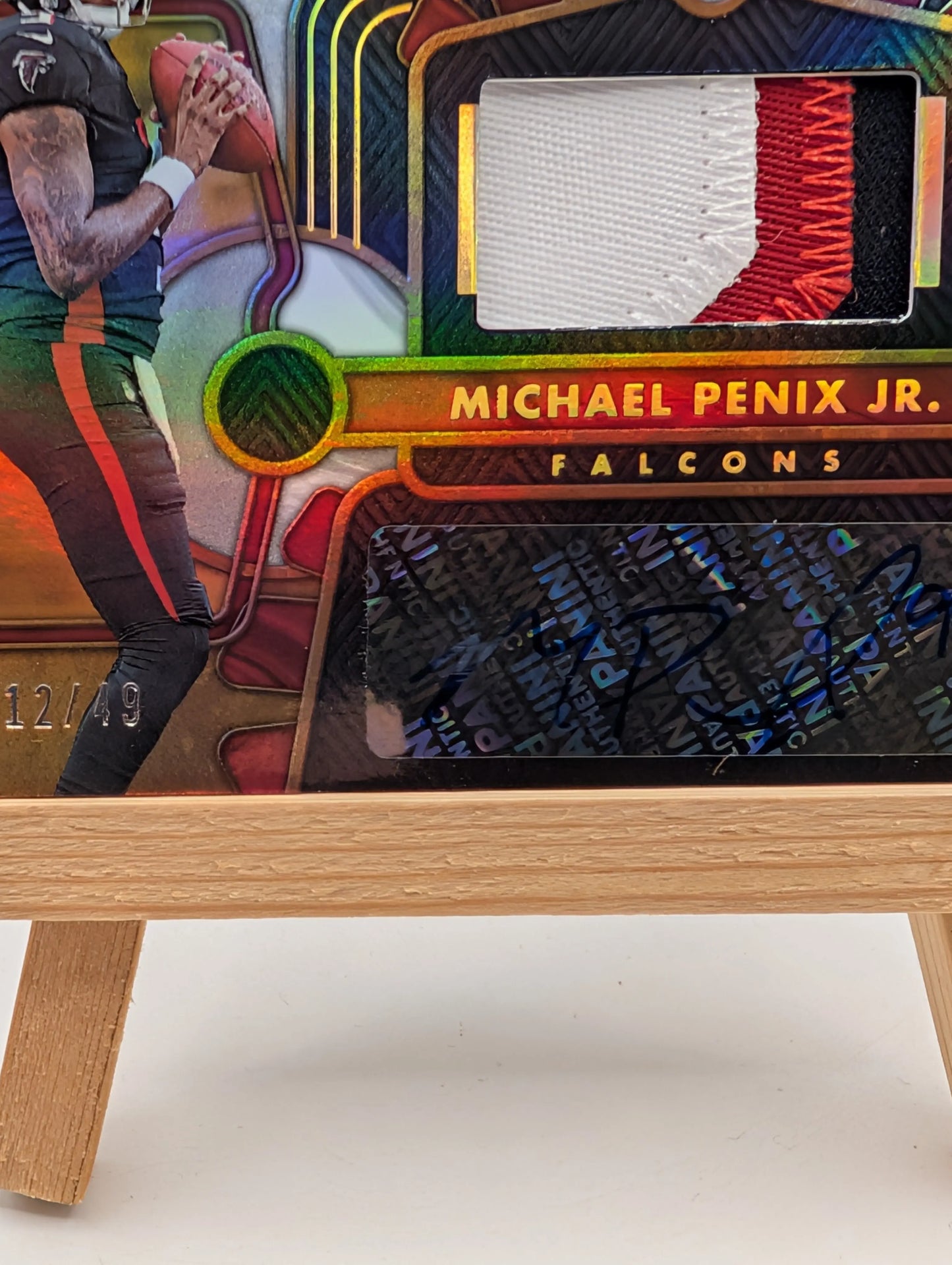 24 Panini Rookie Patch Auto RPA Michael Penix Jr. /49 Panini Gold Standard FRENLY BRICKS - Open 7 Days