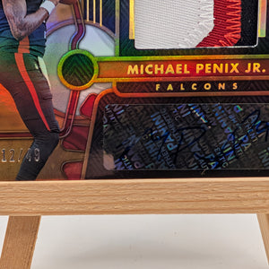 24 Panini Rookie Patch Auto RPA Michael Penix Jr. /49 Panini Gold Standard FRENLY BRICKS - Open 7 Days