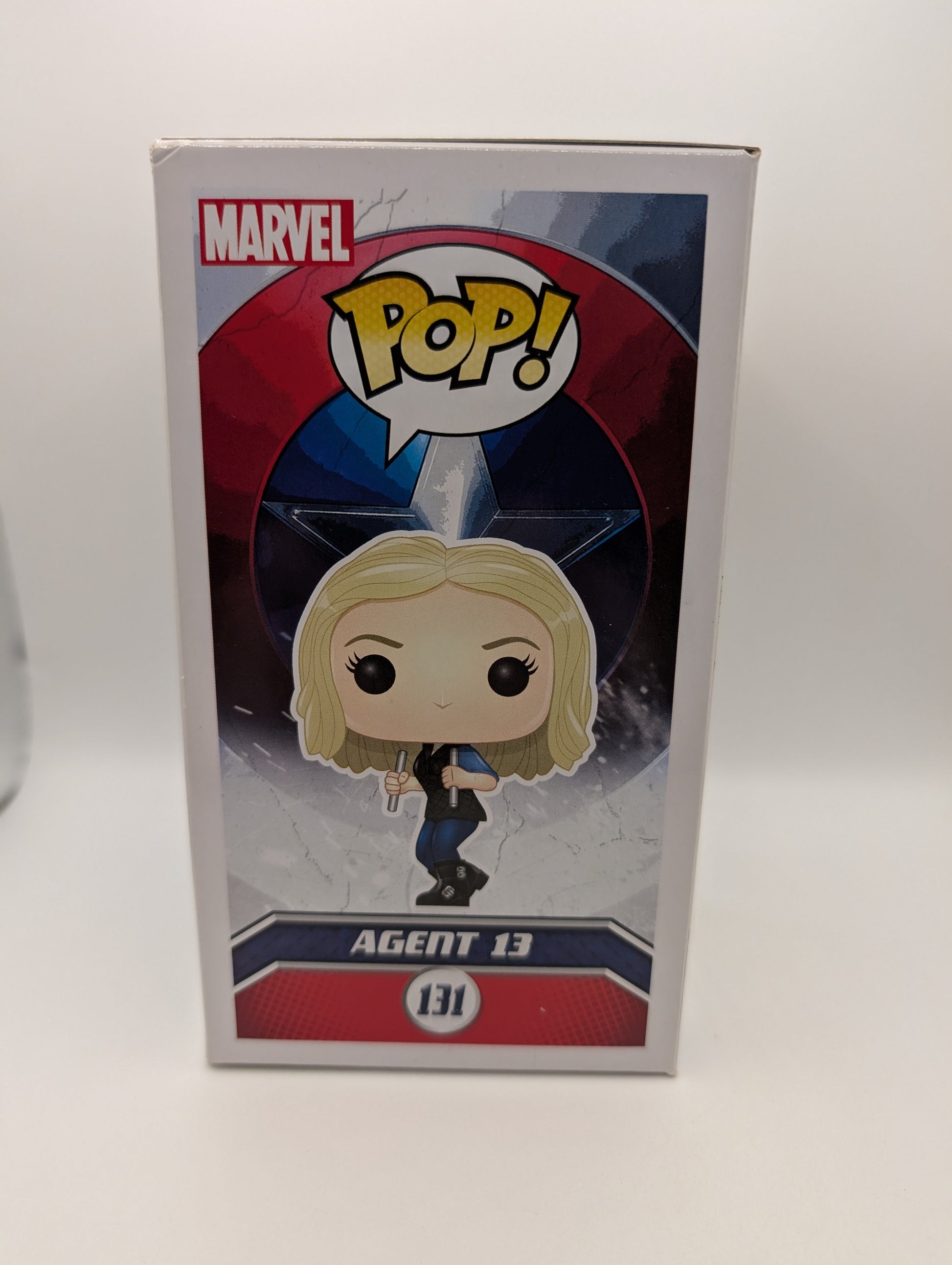 Marvel Funko Pop - Agent 13 - Captain America: Civil War - No. 131 FRENLY BRICKS - Open 7 Days