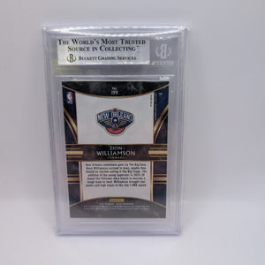2019-20 Select Zion Williamson RC Tri Color Prizms Premier #199 BGS 9 FRENLY BRICKS - Open 7 Days