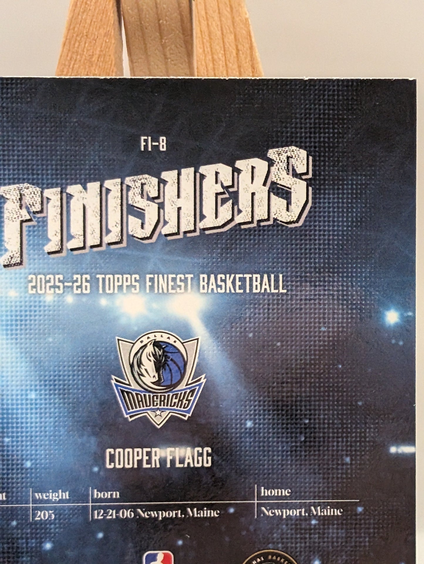 2025-26 Topps Finest - Finishers Cooper Flagg #FI-8 Purple Refractor/125 (RC) FRENLY BRICKS - Open 7 Days
