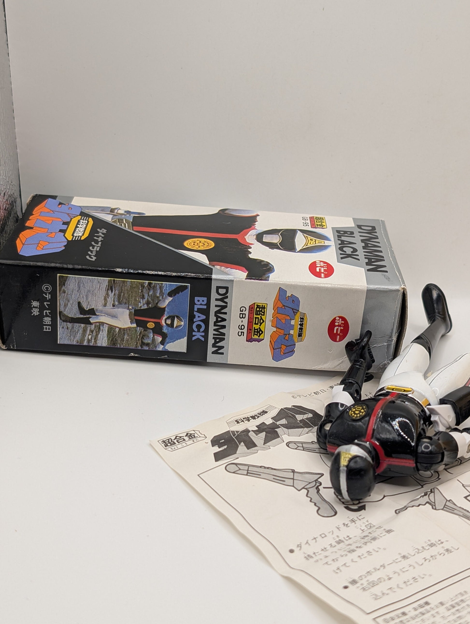 1983 BANDAI JAPAN POWER RANGERS SENTAI DYNAMAN POPY CHOGOKIN MEGA RARE black FRENLY BRICKS - Open 7 Days