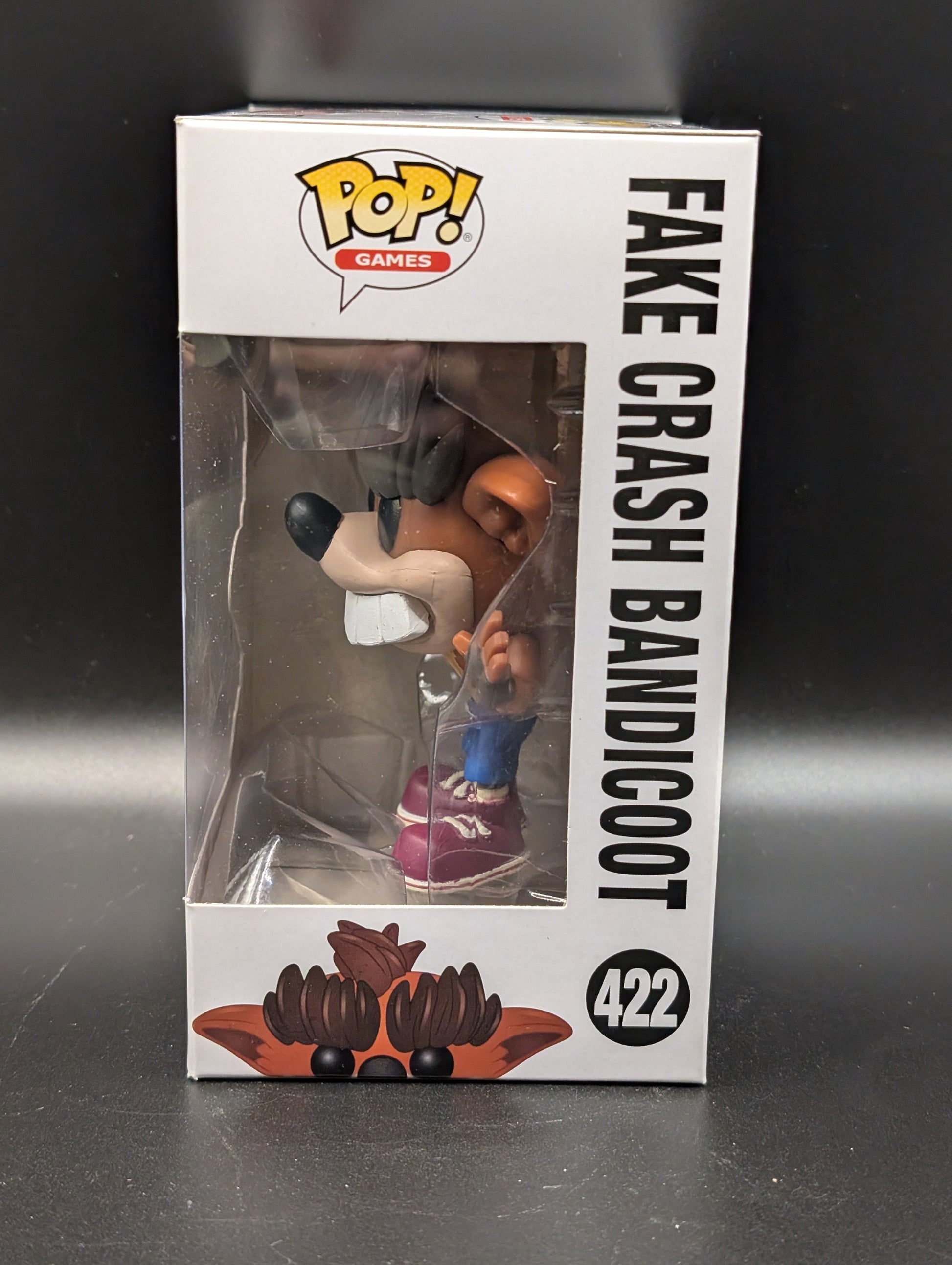 Funko POP! Games Crash Bandicoot #422 Fake Crash Bandicoot Vinyl Collectable FRENLY BRICKS - Open 7 Days