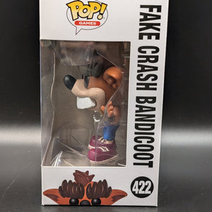 Funko POP! Games Crash Bandicoot #422 Fake Crash Bandicoot Vinyl Collectable FRENLY BRICKS - Open 7 Days