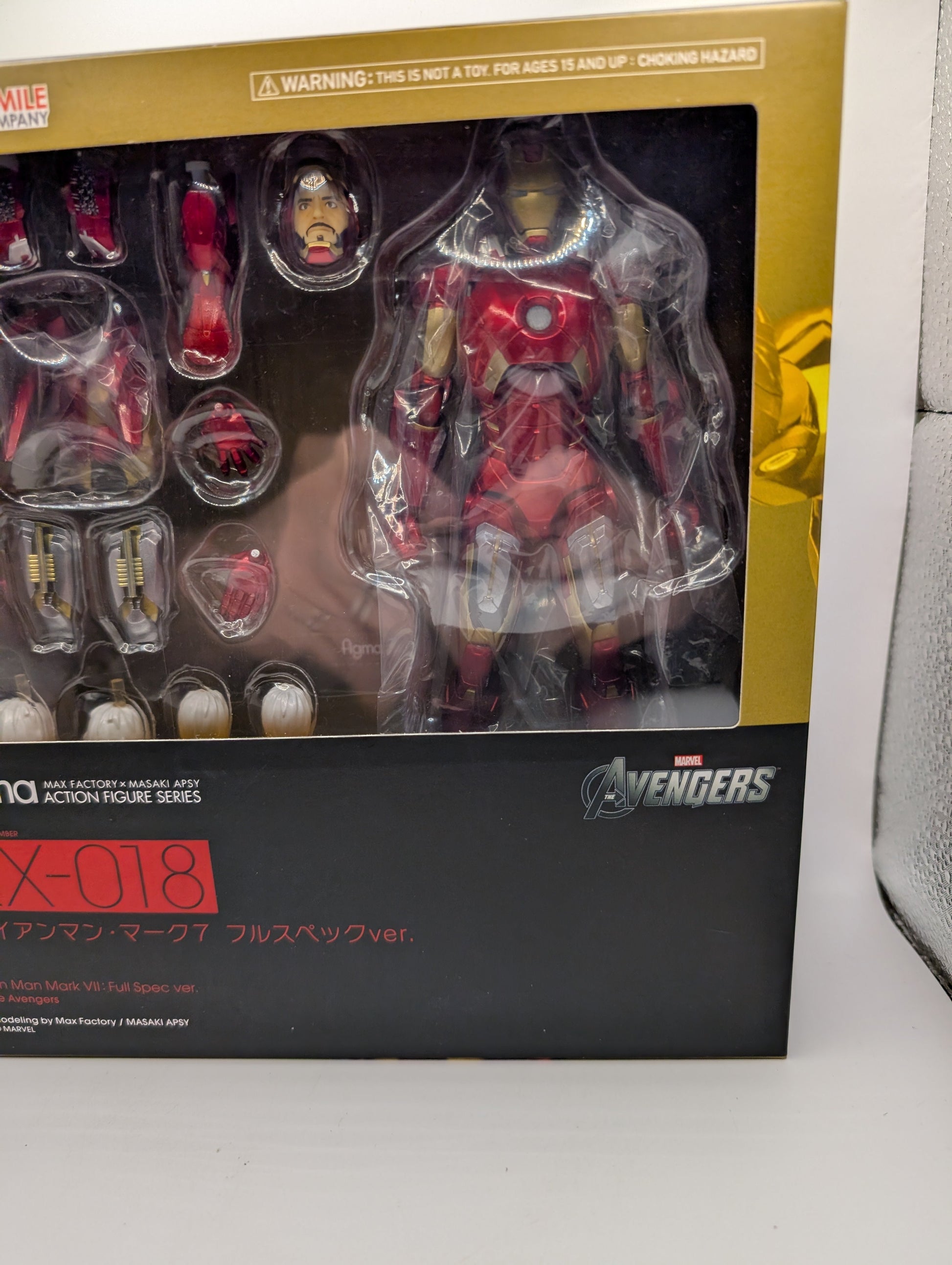 Figma Iron Man Mark 7 VII Ex-018 Full Spec Version Diecast Max Factory FRENLY BRICKS - Open 7 Days