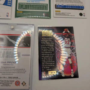 New York Knicks NBA Basketball Card Lot, Rookies, Patch, Auto, Graded, Patrick Ewing FRENLY BRICKS - Open 7 Days