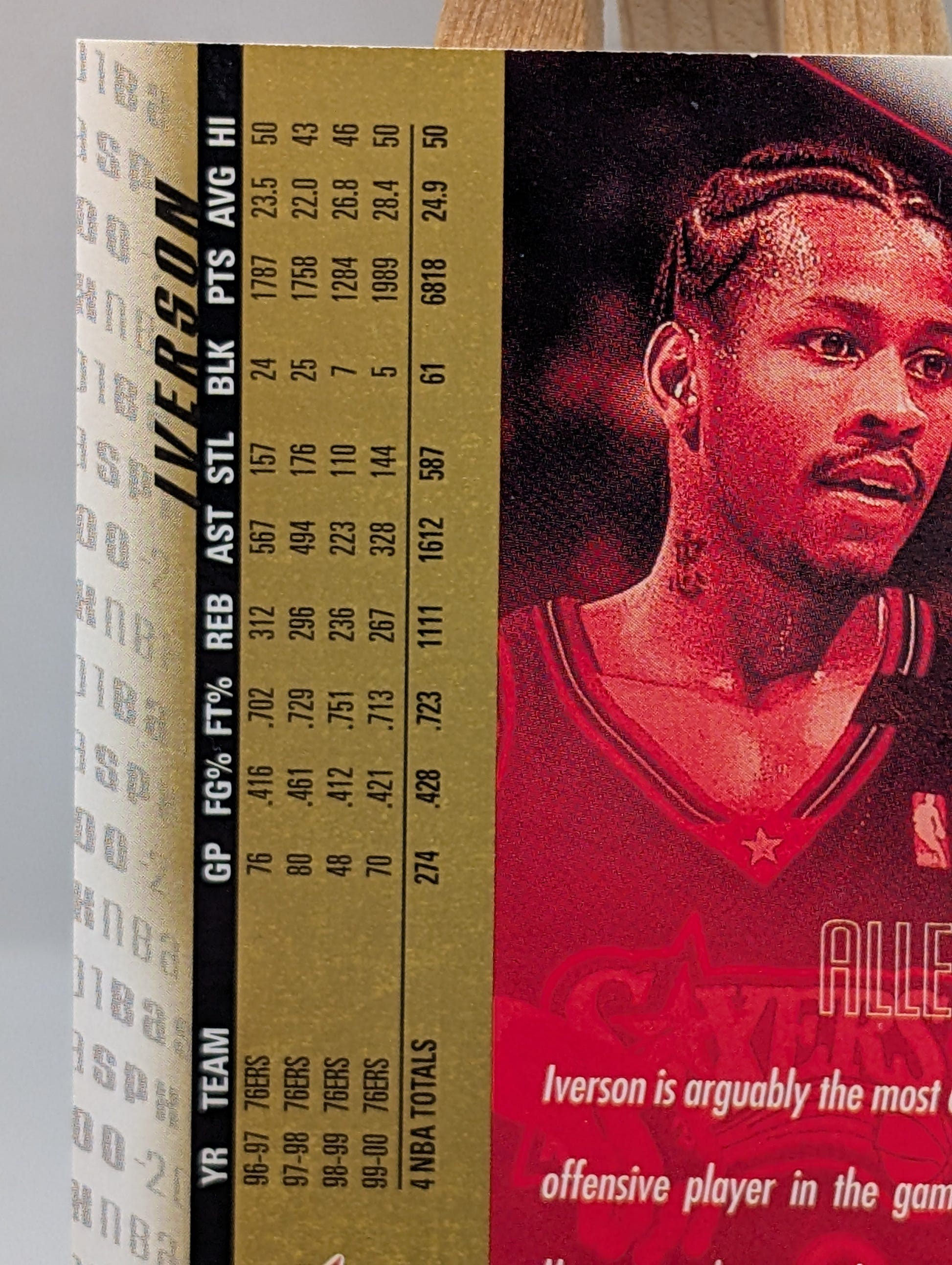 Allen Iverson [Spectrum] #3 2000 Spx /25 NBA FRENLY BRICKS - Open 7 Days image 8
