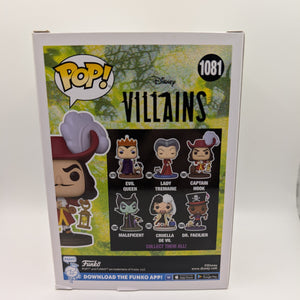 Captain Hook Disney Villains #1081 Disney Funko Pop Vinyl