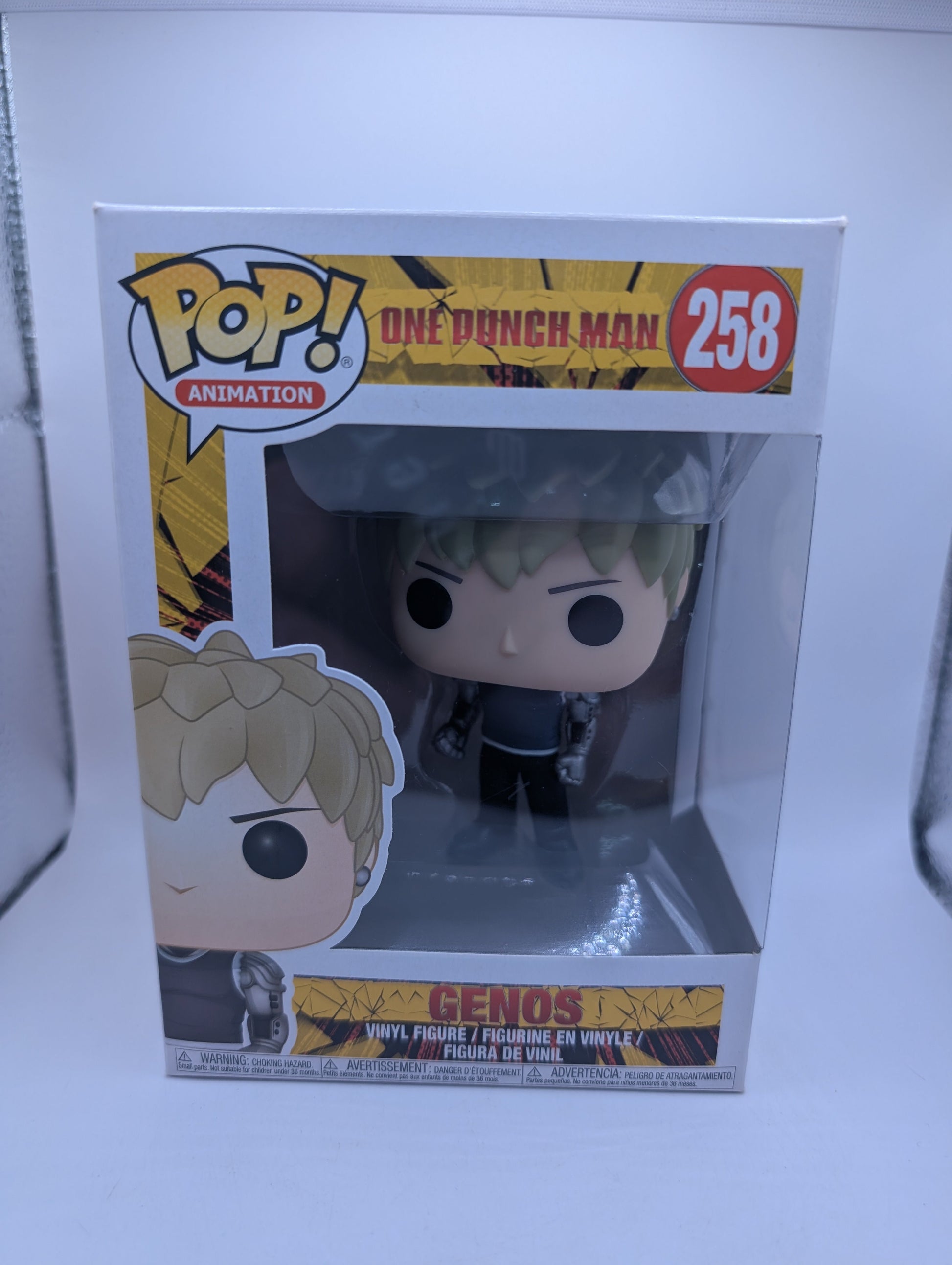 Funko Pop! Animation: One Punch Man Genos #258 FRENLY BRICKS - Open 7 Days