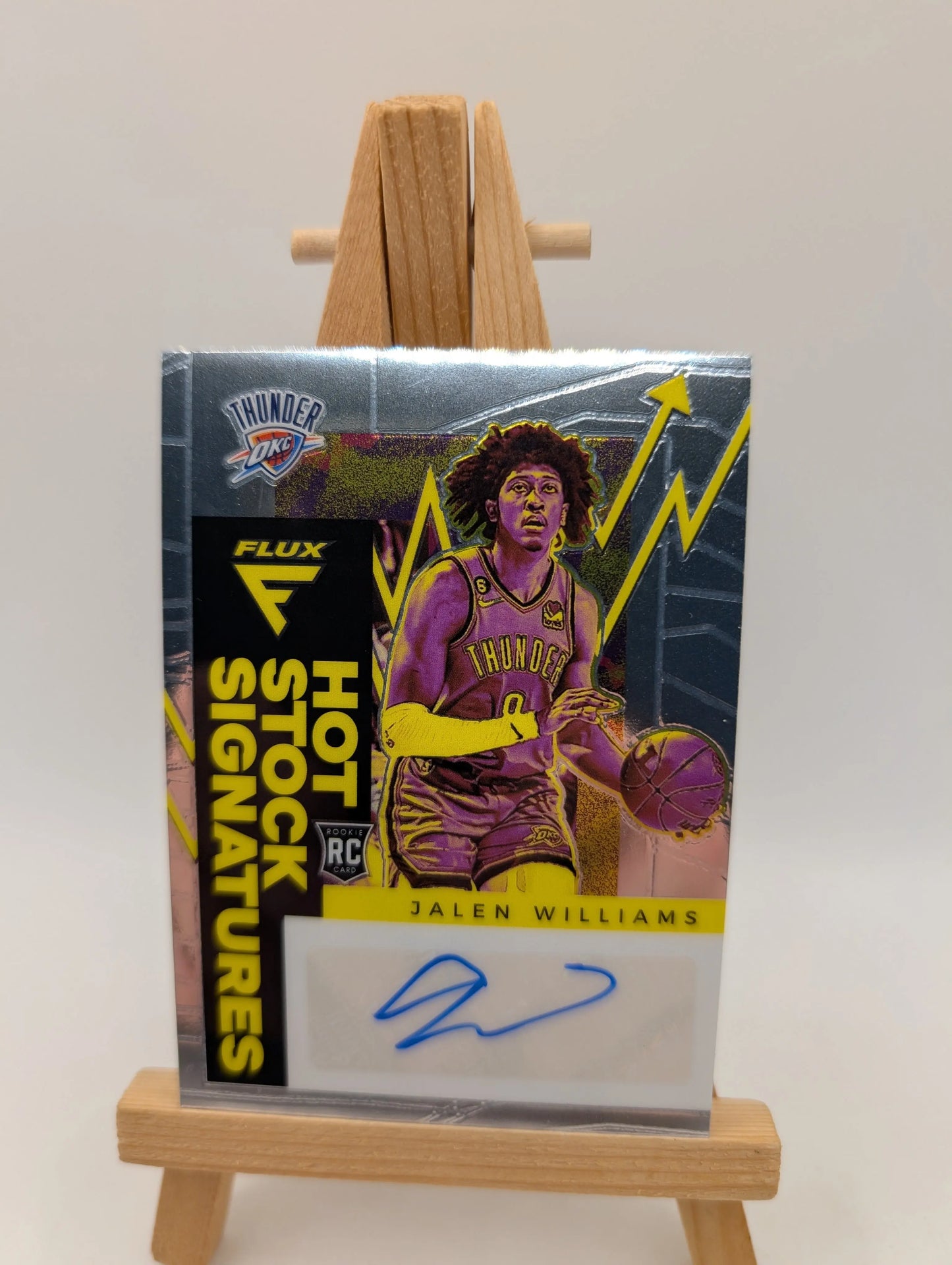 2022-23 Panini Flux Jalen Williams RC Rookie Hot Stock Auto FRENLY BRICKS - Open 7 Days
