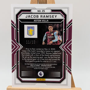 2021-22 Obsidian Electric Etch Neon Blue Flood 11/12 Jacob Ramsey Rookie RC 16gj