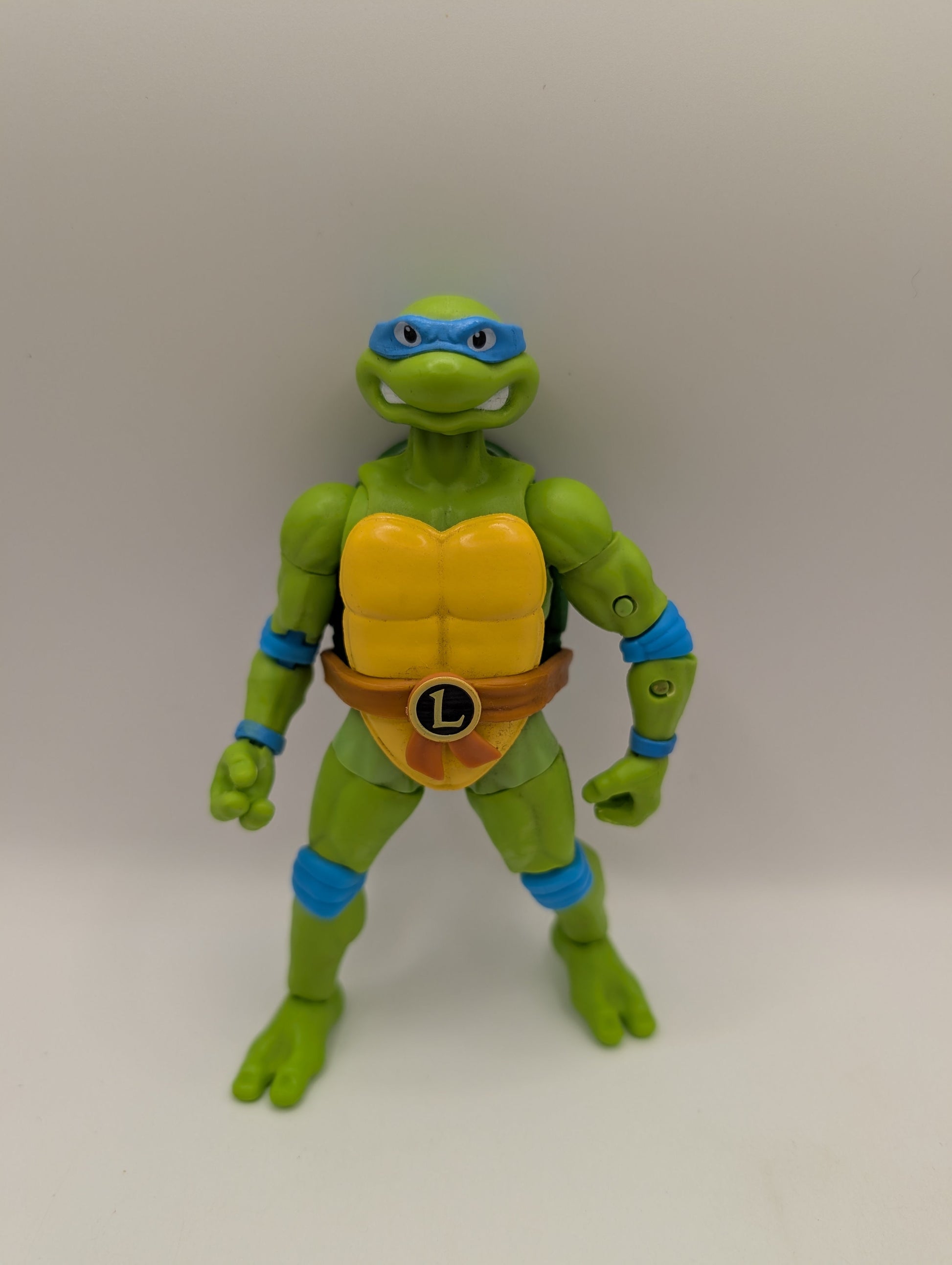 The Loyal Subjects BST AXN TMNT Wave 1 Leonardo 5" Figure Loose INCOMPLETE FRENLY BRICKS - Open 7 Days