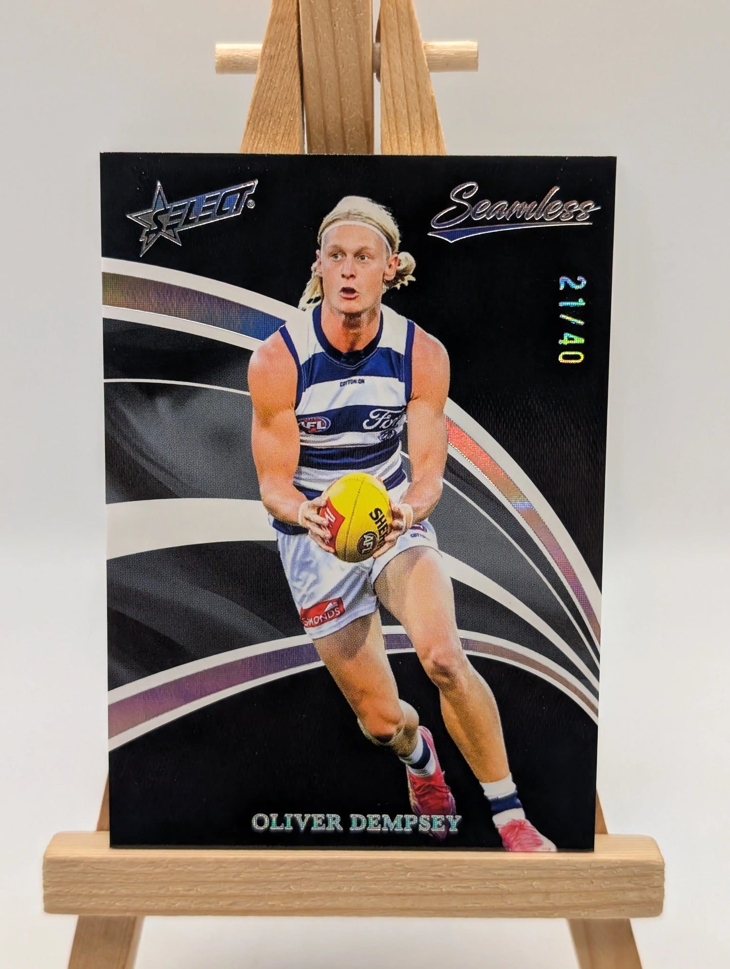 2025 Select AFL Seamless OLIVER DEMPSEY Black Foil /40 #B53 FRENLY BRICKS - Open 7 Days