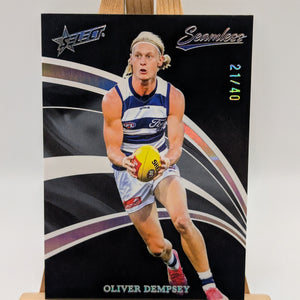 2025 Select AFL Seamless OLIVER DEMPSEY Black Foil /40 #B53 FRENLY BRICKS - Open 7 Days
