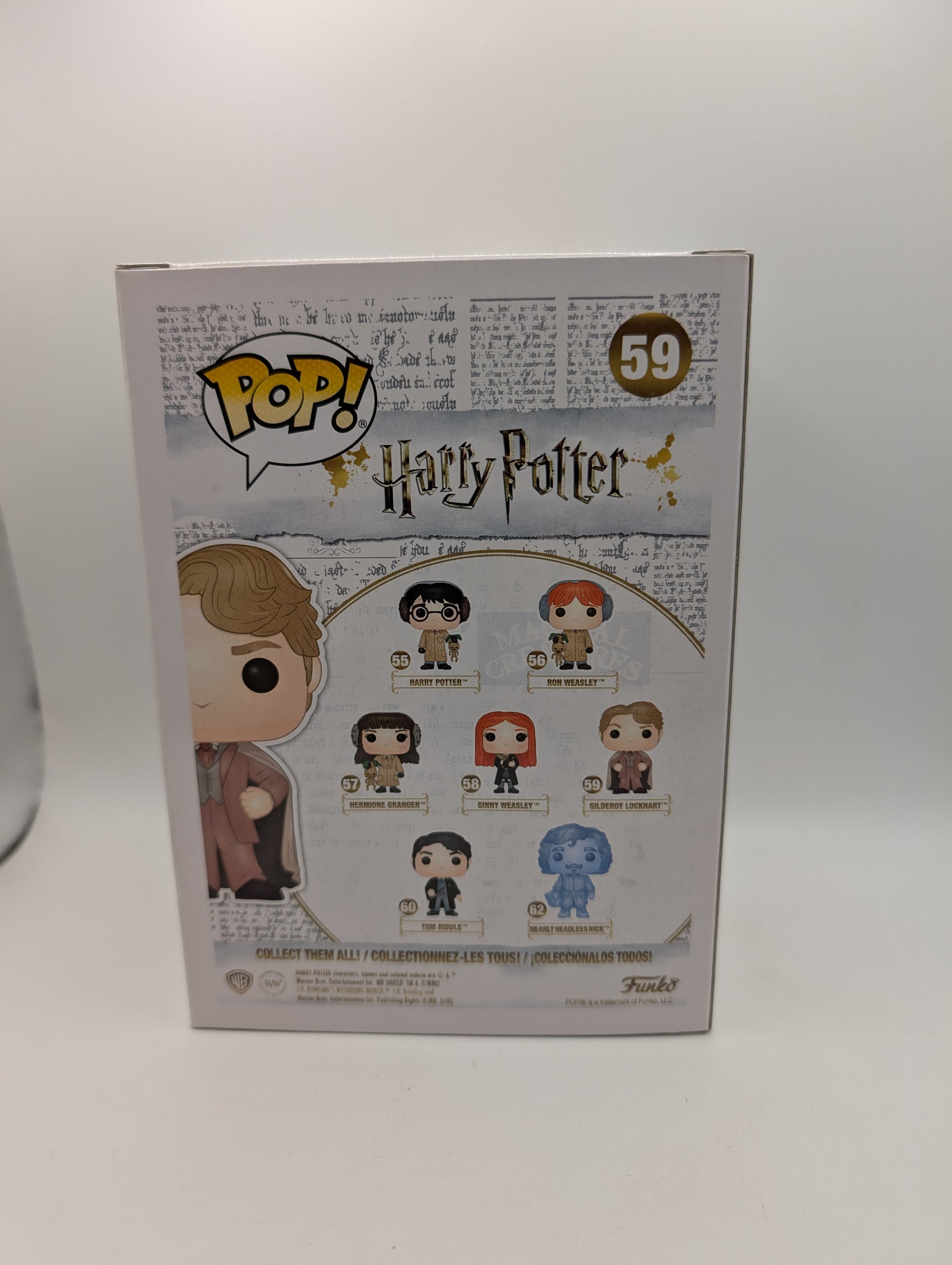 Gilderoy Lockhart (Tan Suit and Cape) 59 ~  Harry Potter ~ Funko Pop Vinyl