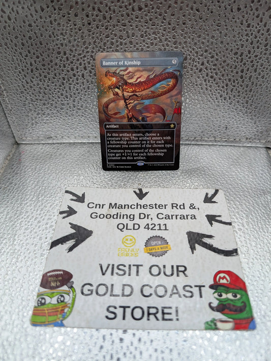 MTG - Foundations Variants - Banner of Kinship (Borderless) - NM/M 0352 FRENLY BRICKS - Open 7 Days