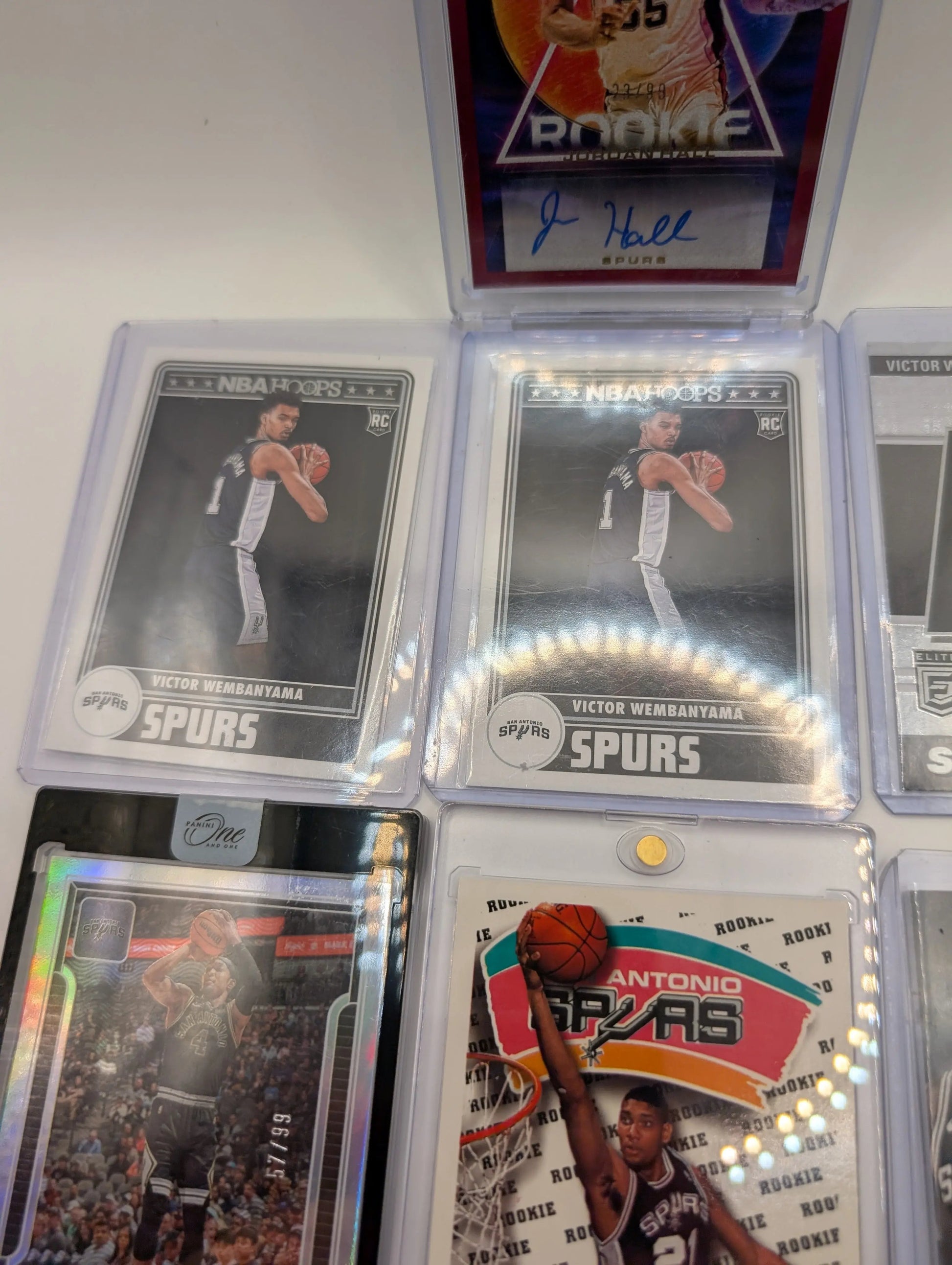 San Antonio Spurs NBA Basketball Card Lot, Rookies, Patch, Auto, Victor Wembanyama FRENLY BRICKS - Open 7 Days