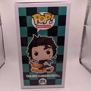 FUNKO POP Vinyl Demon Slayer TANJIRO KAMADO #874 GLOW CHASE Limited Edition FRENLY BRICKS - Open 7 Days