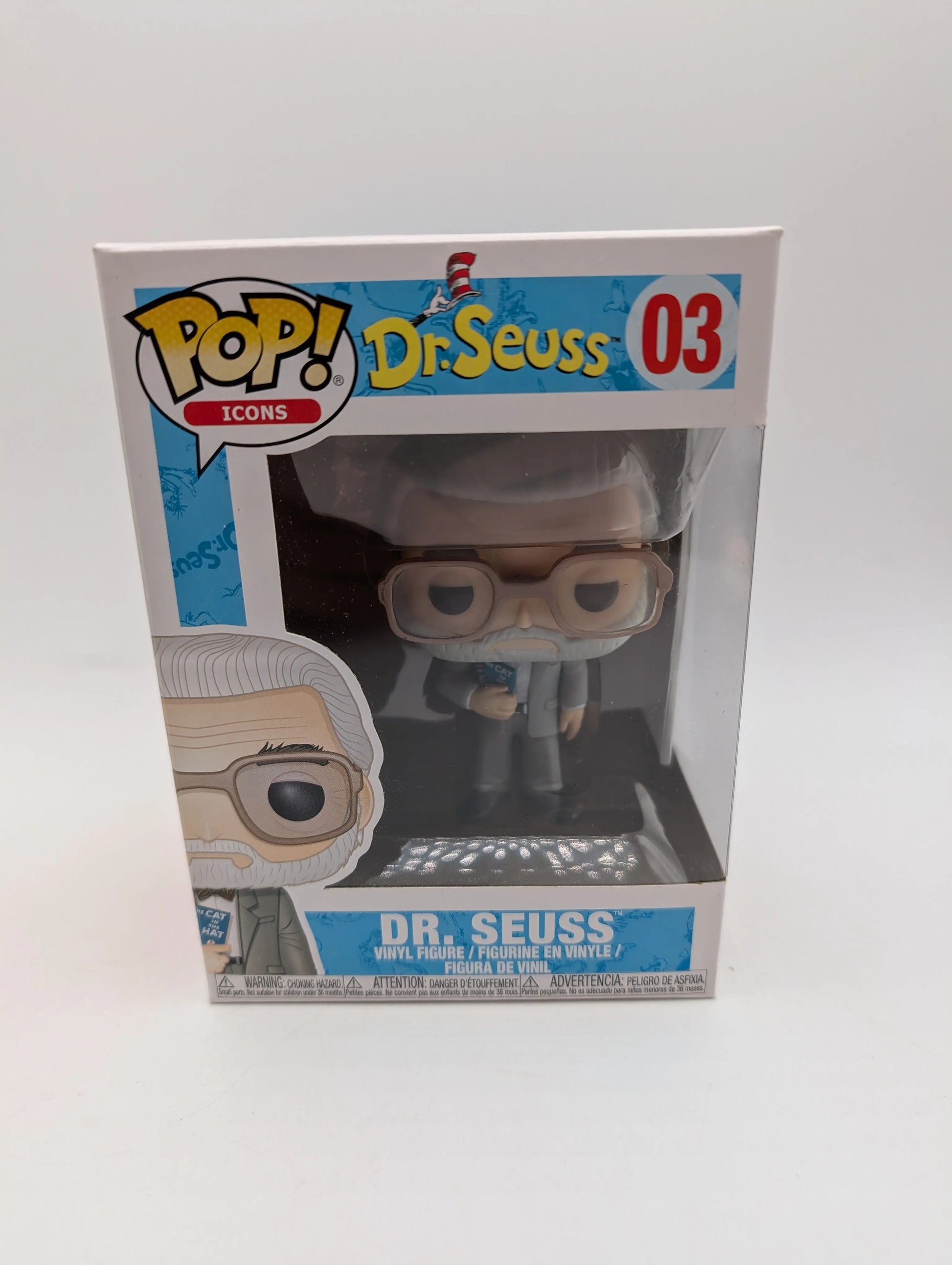 Funko Pop! Icons - Dr. Seuss - #03 Dr. Seuss - Vaulted FRENLY BRICKS - Open 7 Days