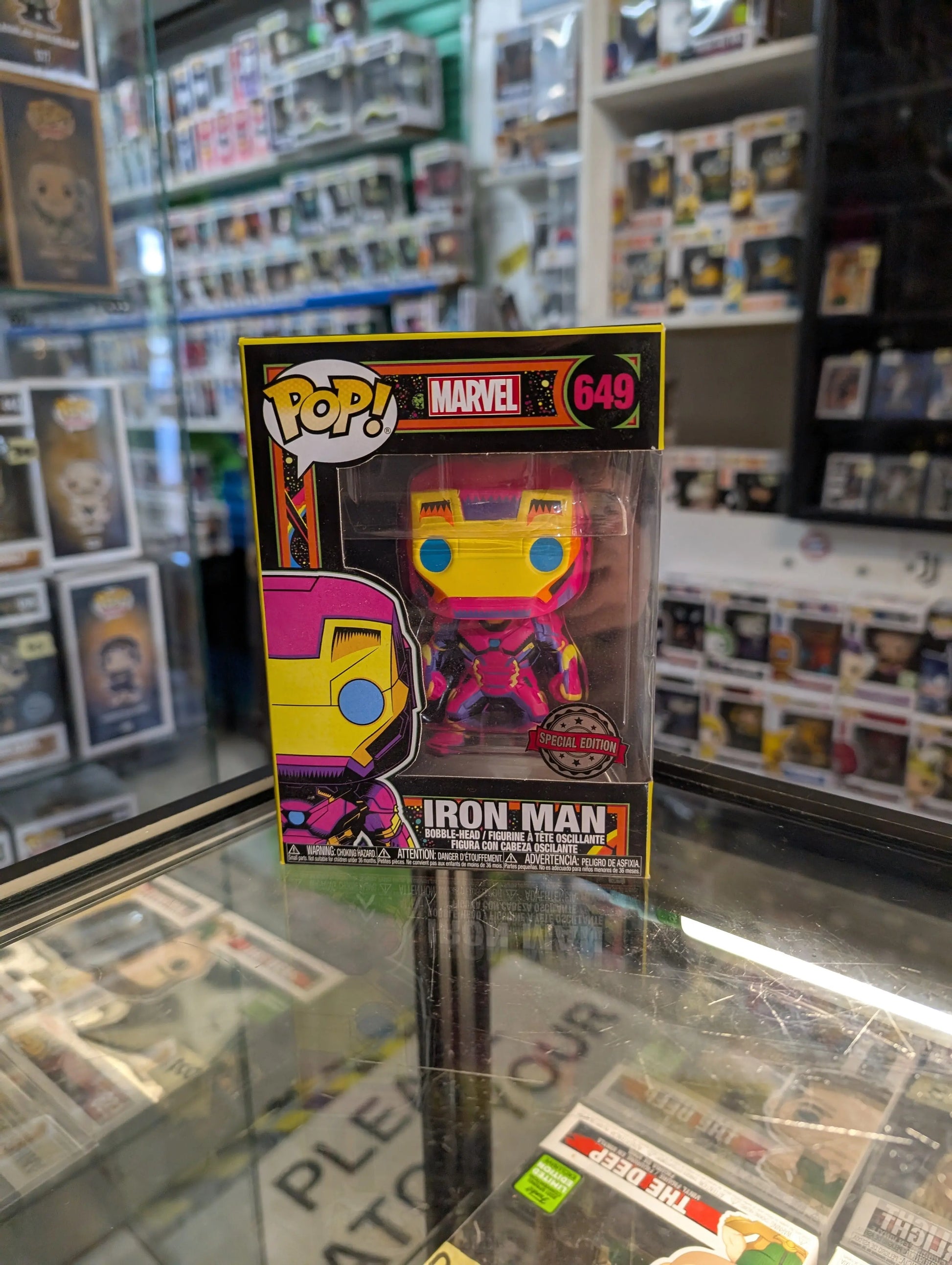 FUNKO Pop Vinyl Iron Man #649 FRENLY BRICKS - Open 7 Days