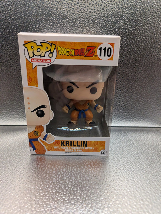 FUNKO Pop Vinyl Krillin Dragon Ball Z #110 FRENLY BRICKS - Open 7 Days