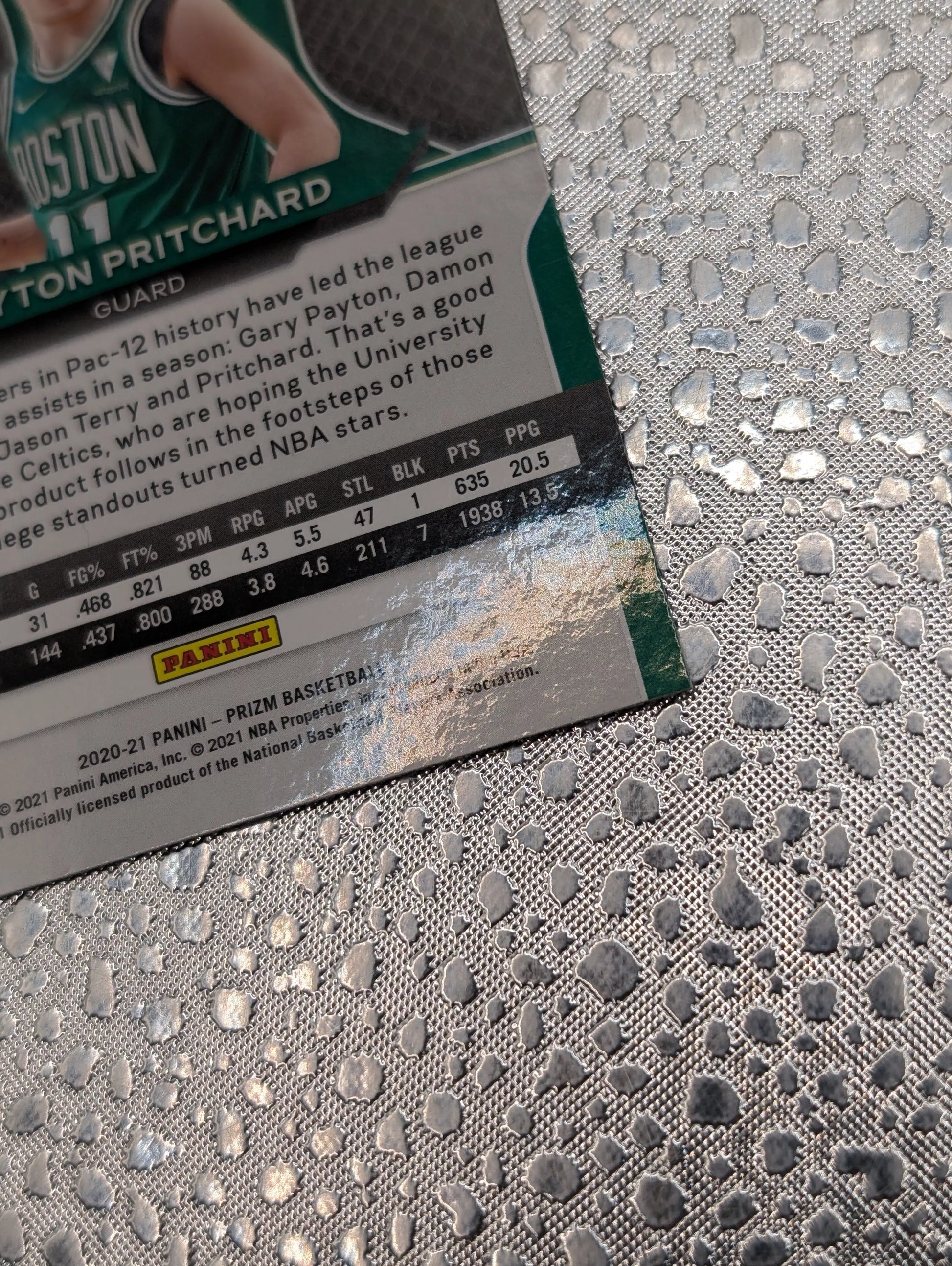 2020-21 Panini Prizm Payton Pritchard Rookie Silver No.257 RC FRENLY BRICKS - Open 7 Days