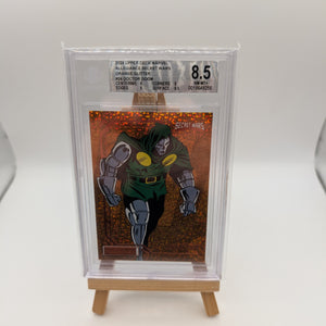 2024 Marvel Allegiance Secret Wars Orange Glitter Card #24 Doctor Doom #/199 BGS 8.5 FRENLY BRICKS - Open 7 Days