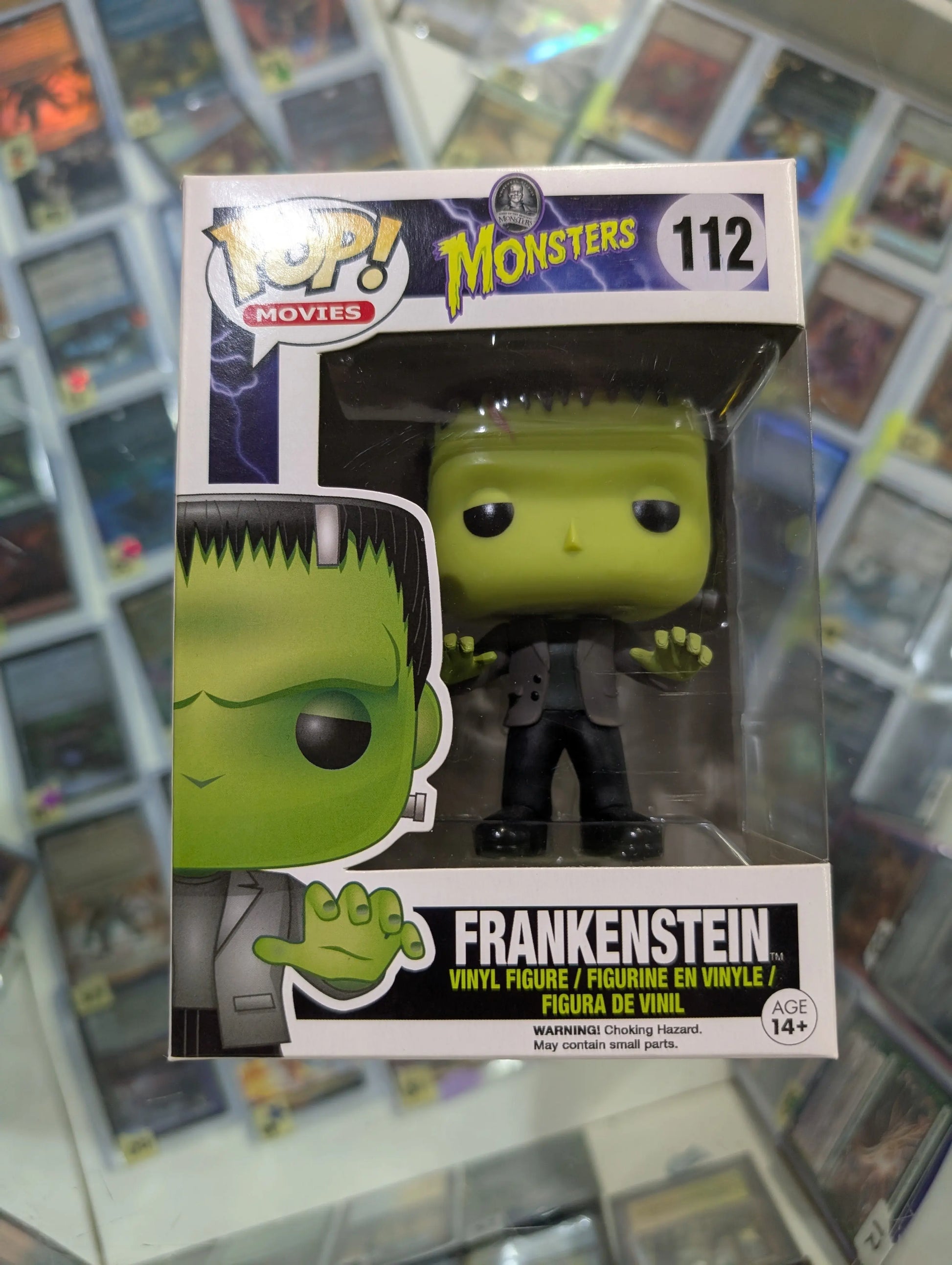 Funko Pop! Universal Monsters  Frankenstein #112 Vaulted 2014 FRENLY BRICKS - Open 7 Days