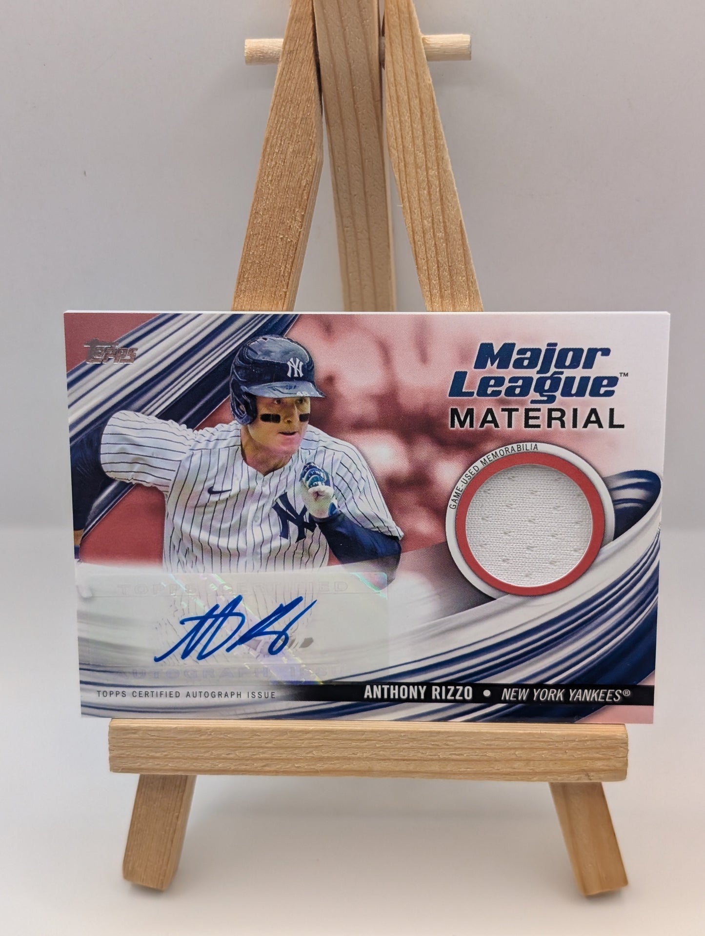 2023 Topps Anthony Rizzo Major League Material #MLM-AR Yankees Baseball Auto /25 FRENLY BRICKS - Open 7 Days